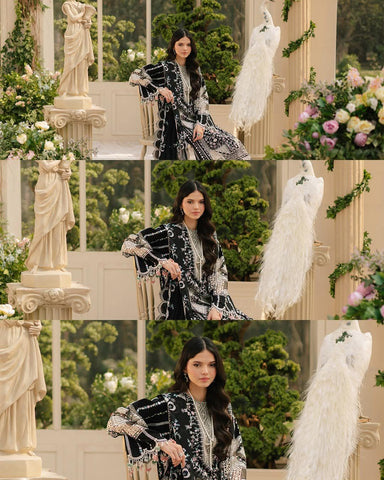 Bin Ilyas Lawn Collection – Black Lover 🖤
Premium Version | Ready to Deliver