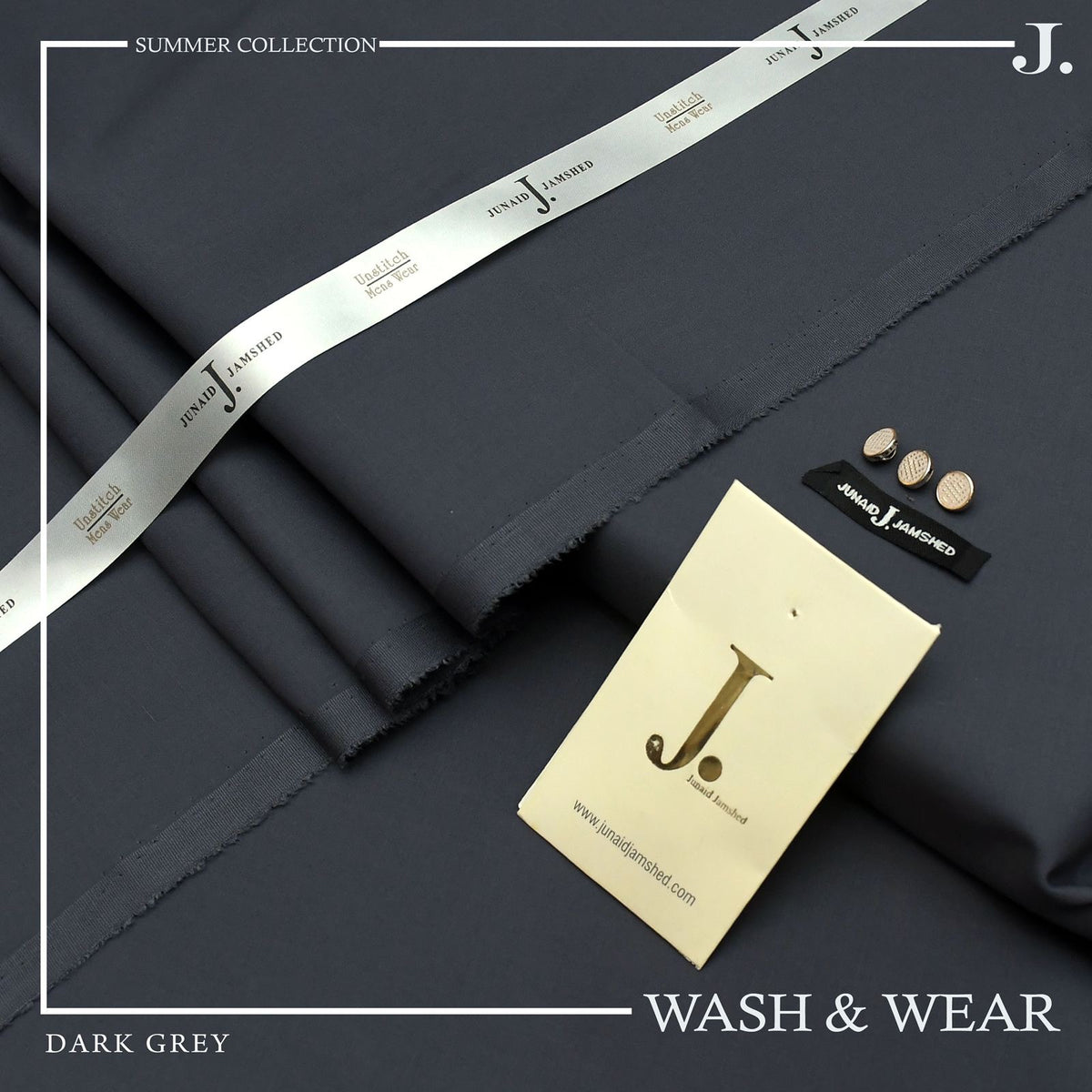 "Pure Comfort, Pure Style: The 2025 Men's Premium 100% Pure Wash & Wear Collection for All Seasons"-DARK GRAY