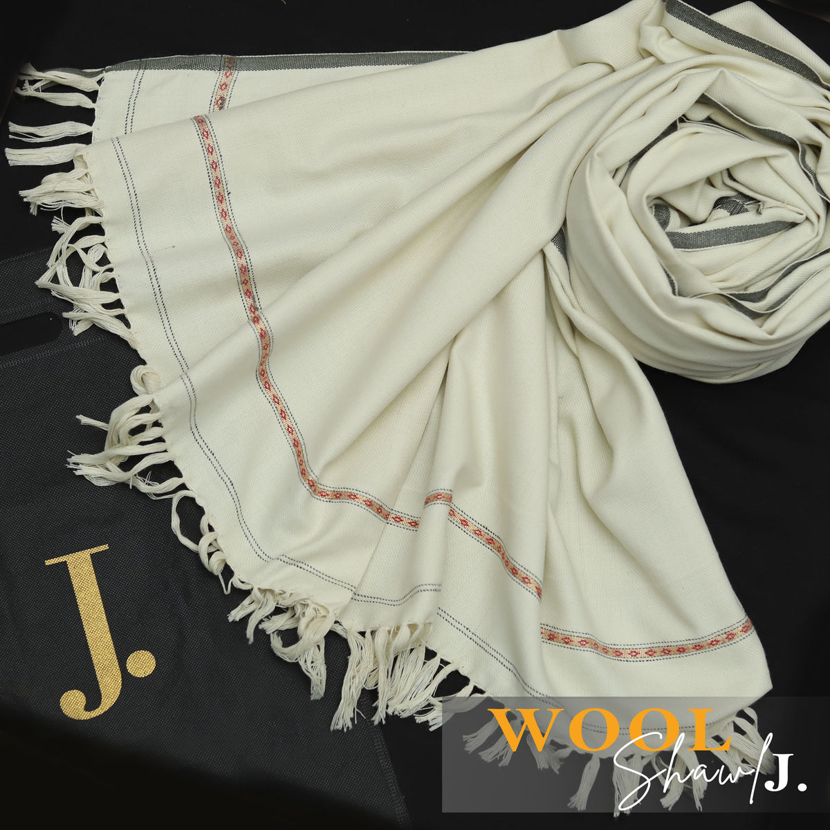 J. Exclusive Wool Shawl