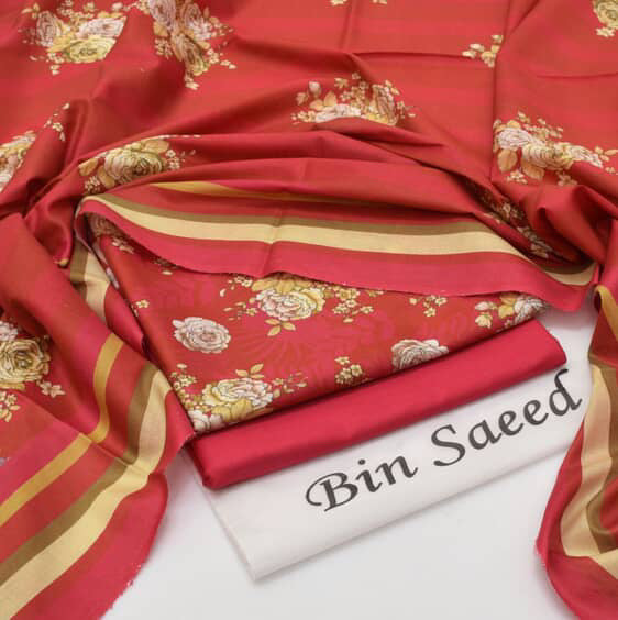 New Arrival 2025 | Bin Saeed Premium Lawn 3PC Suits