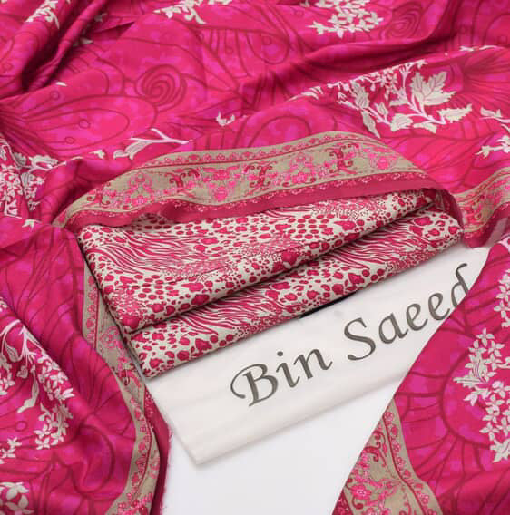 New Arrival 2025 | Bin Saeed Premium Lawn 3PC Suits
