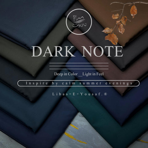 DARK NOTE – Premium Summer Wash’n Wear 100% Super Fine Fabric (DARK CAMEL)