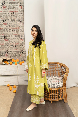 URGE -2PC LAWN EMBROIDERED SHIRT AND EMBROIDERED TROUSER