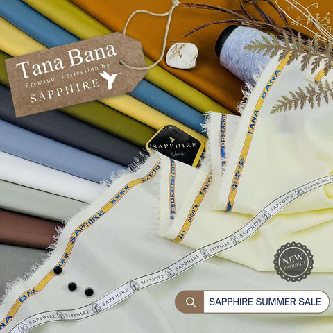 "TANA BANA by Sapphire – Elegant Wash’n Wear for the Modern Man"(TORTILA)