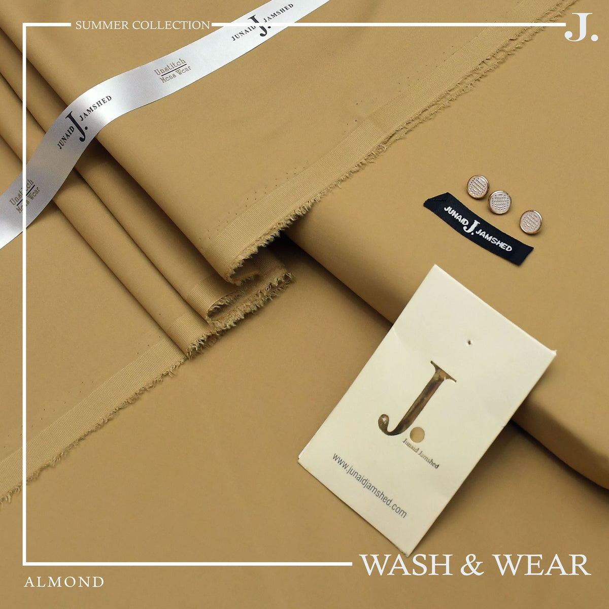 "Pure Comfort, Pure Style: The 2025 Men's Premium 100% Pure Wash & Wear Collection for All Seasons"-ALMOND