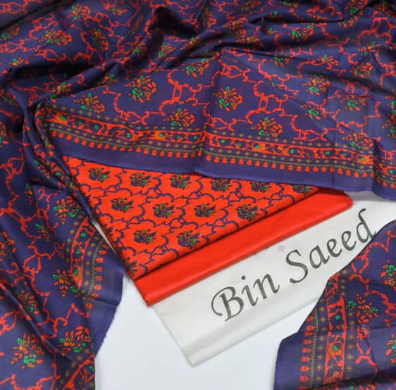 New Arrival 2025 | Bin Saeed Premium Lawn 3PC Suits