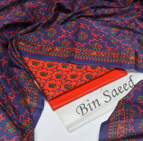New Arrival 2025 | Bin Saeed Premium Lawn 3PC Suits