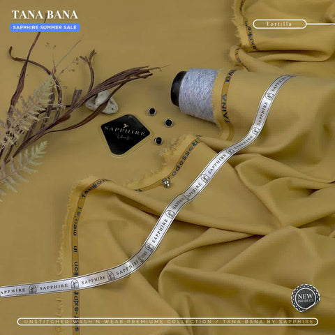 "TANA BANA by Sapphire – Elegant Wash’n Wear for the Modern Man"(TORTILA)