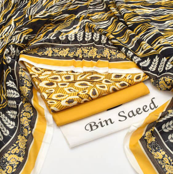New Arrival 2025 | Bin Saeed Premium Lawn 3PC Suits