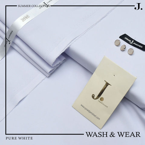 "Pure Comfort, Pure Style: The 2025 Men's Premium 100% Pure Wash & Wear Collection for All Seasons"-PURE WHITE