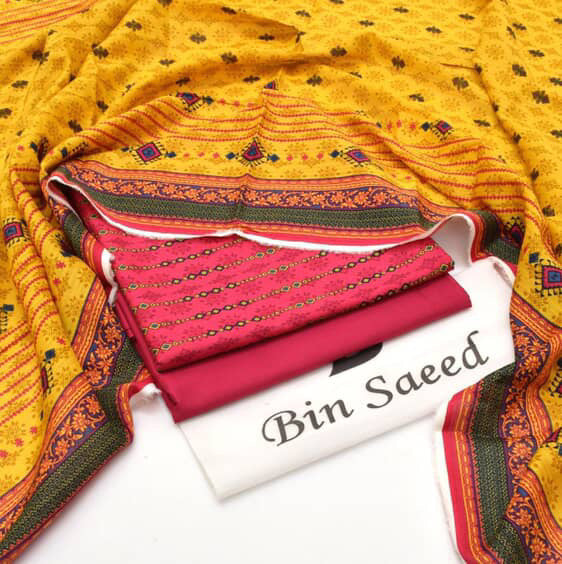 New Arrival 2025 | Bin Saeed Premium Lawn 3PC Suits