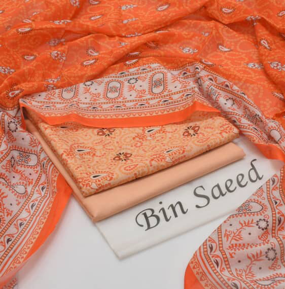 New Arrival 2025 | Bin Saeed Premium Lawn 3PC Suits