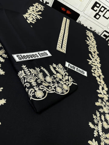 LA ROBE-2PC LAWN EMBROIDERED SHIRT AND DYED TROUSER