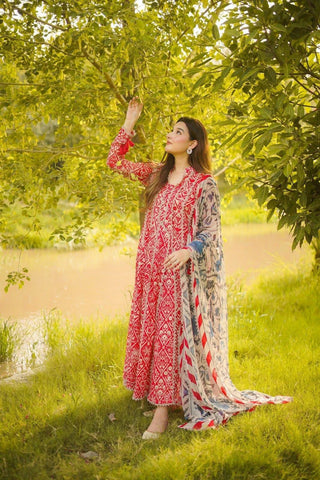 Aneela’s – Lawn & Chiffon Collection
Design Code: A-297