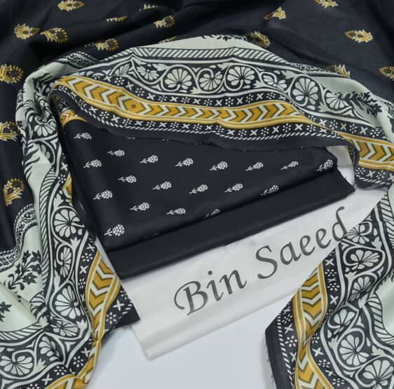 New Arrival 2025 | Bin Saeed Premium Lawn 3PC Suits