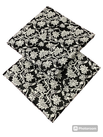 Classic Charm: Black and White Allover Printed Lawn Series