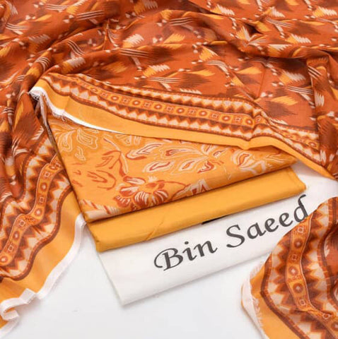 New Arrival 2025 | Bin Saeed Premium Lawn 3PC Suits