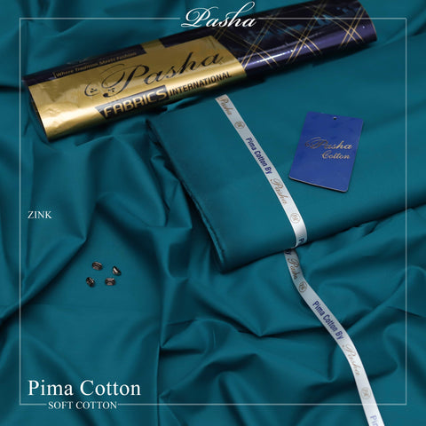 Ultra-Fine Pasha Pima Soft Cotton Fabric – Elegant Summer Wear (4.5m, L-A Finish, With Accessories)