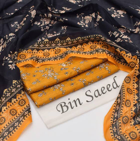 New Arrival 2025 | Bin Saeed Premium Lawn 3PC Suits