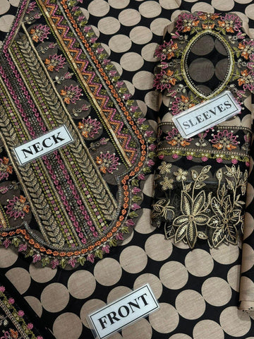 CHARIZMA – Unstitched Replica
Lawn Suit with Chiffon Embroidery Dupatta