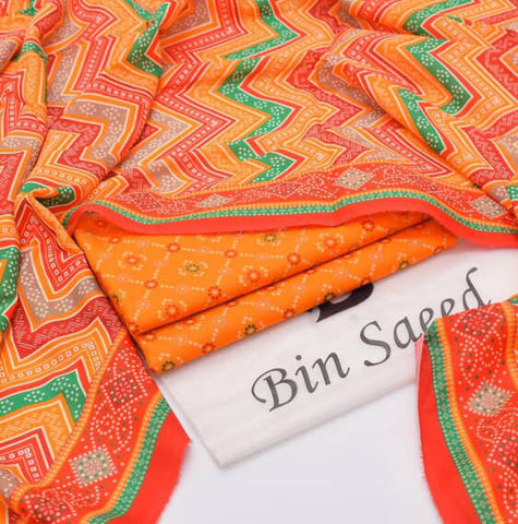 New Arrival 2025 | Bin Saeed Premium Lawn 3PC Suits