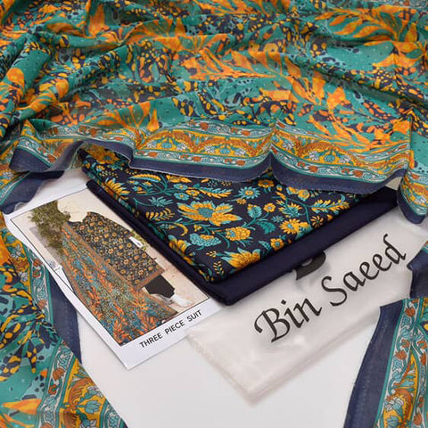 New Arrival 2025 | Bin Saeed Premium Lawn 3PC Suits