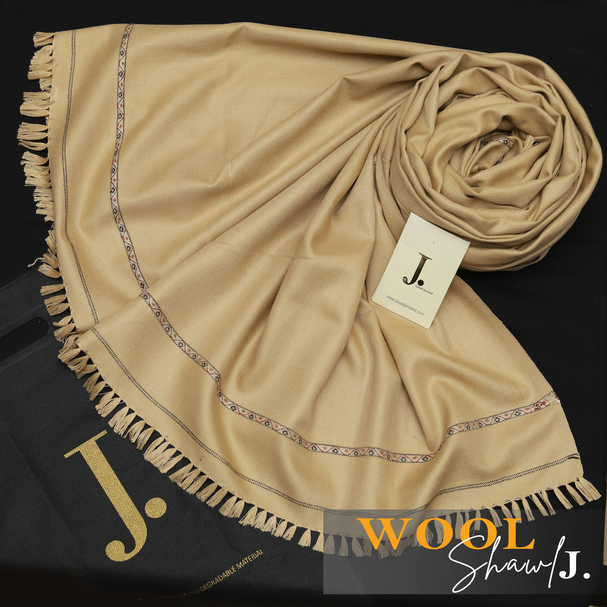 J. Exclusive Wool Shawl