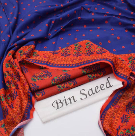 New Arrival 2025 | Bin Saeed Premium Lawn 3PC Suits