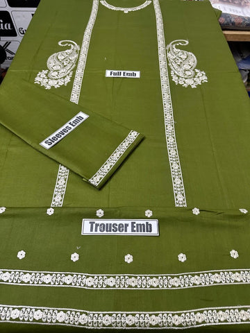 URGE -2PC LAWN EMBROIDERED SHIRT AND EMBROIDERED TROUSER