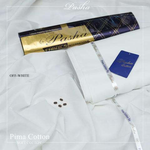 Ultra-Fine Pasha Pima Soft Cotton Fabric – Elegant Summer Wear (4.5m, L-A Finish, With Accessories)