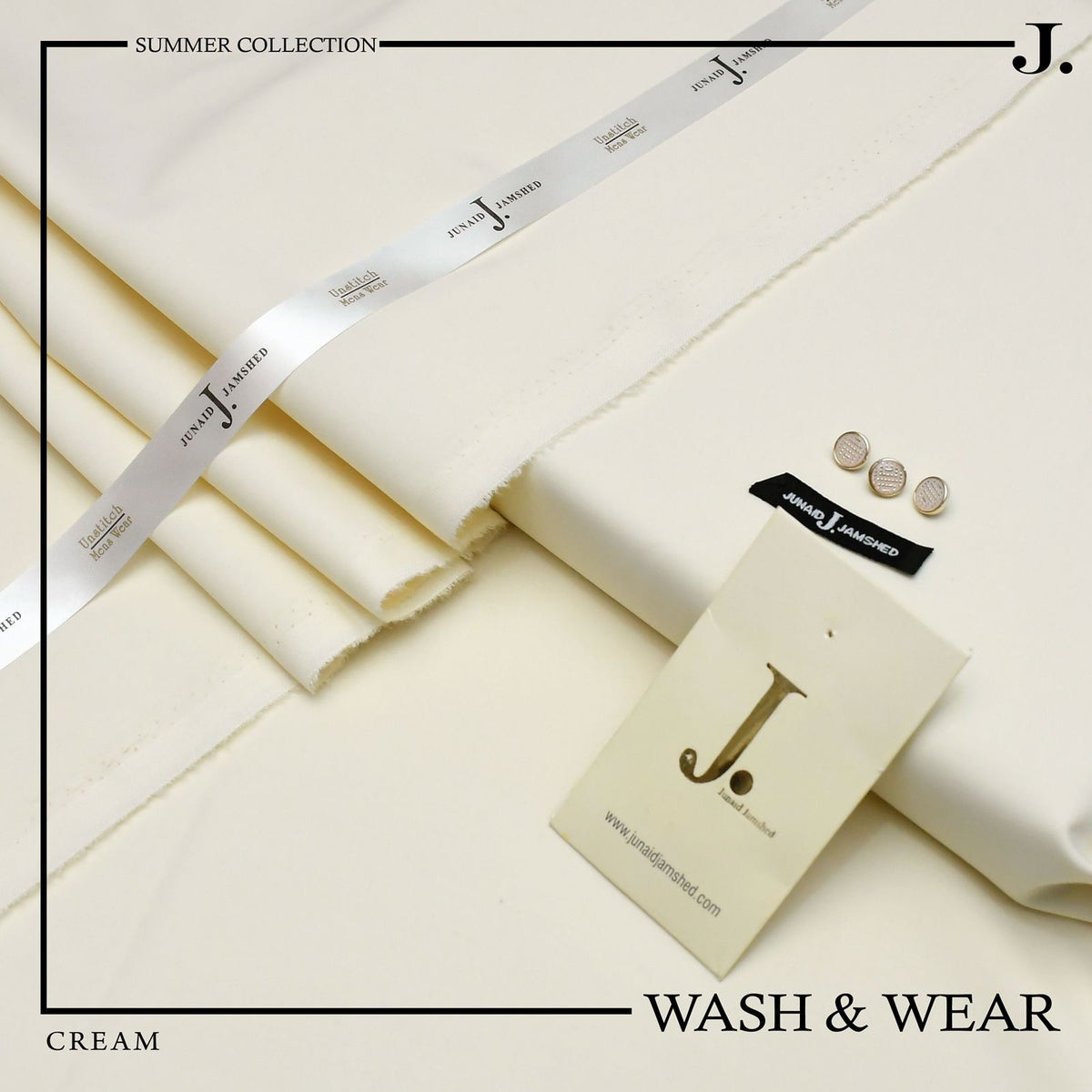 "Pure Comfort, Pure Style: The 2025 Men's Premium 100% Pure Wash & Wear Collection for All Seasons"-CREAM