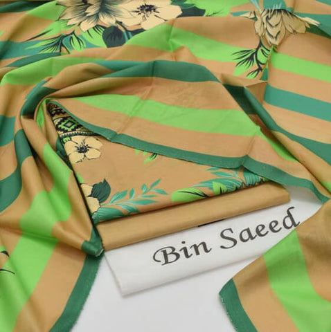 New Arrival 2025 | Bin Saeed Premium Lawn 3PC Suits