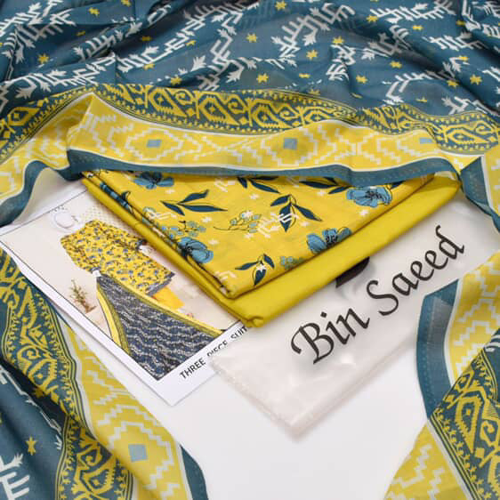 New Arrival 2025 | Bin Saeed Premium Lawn 3PC Suits