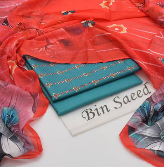 New Arrival 2025 | Bin Saeed Premium Lawn 3PC Suits
