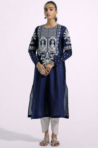 BATIK -2PC LAWN EMBROIDERED SHIRT AND DYED TROUSER