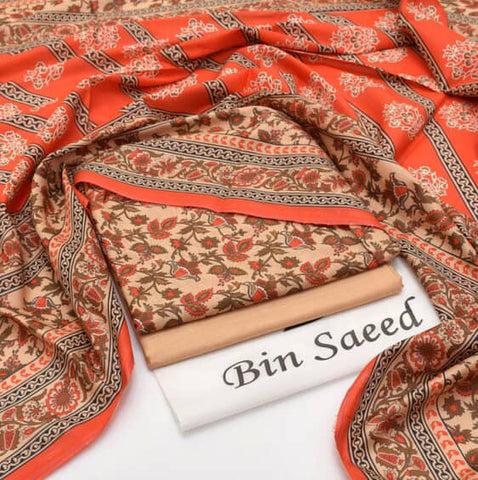 New Arrival 2025 | Bin Saeed Premium Lawn 3PC Suits
