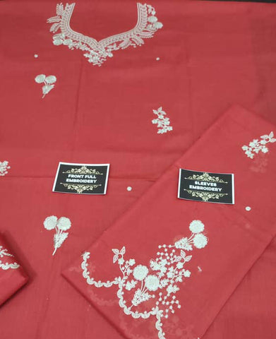 -2PC LAWN EMBROIDERED SHIRT AND  EMBROIDERED TROUSER