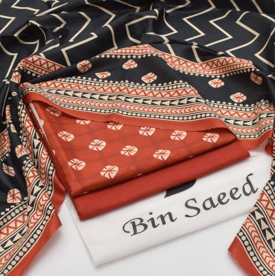 New Arrival 2025 | Bin Saeed Premium Lawn 3PC Suits