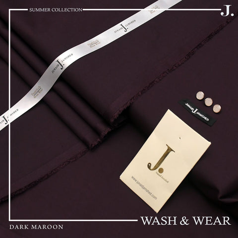 "Pure Comfort, Pure Style: The 2025 Men's Premium 100% Pure Wash & Wear Collection for All Seasons"-DARK MAROON