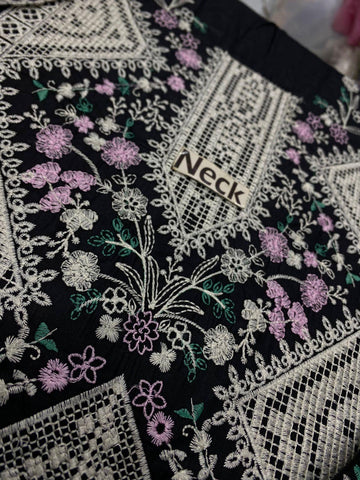 Bin Ilyas Lawn Collection – Black Lover 🖤
Premium Version | Ready to Deliver