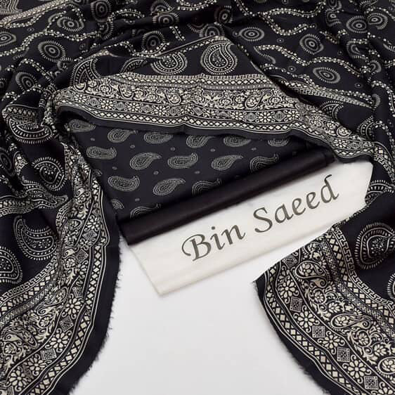New Arrival 2025 | Bin Saeed Premium Lawn 3PC Suits