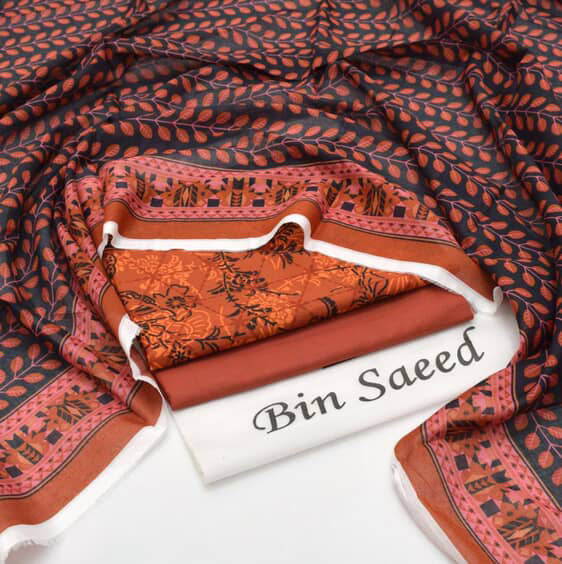 New Arrival 2025 | Bin Saeed Premium Lawn 3PC Suits