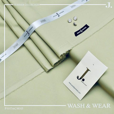 "Pure Comfort, Pure Style: The 2024 Men's Premium 100% Pure Wash & Wear Collection for All Seasons"-PISTACHIO