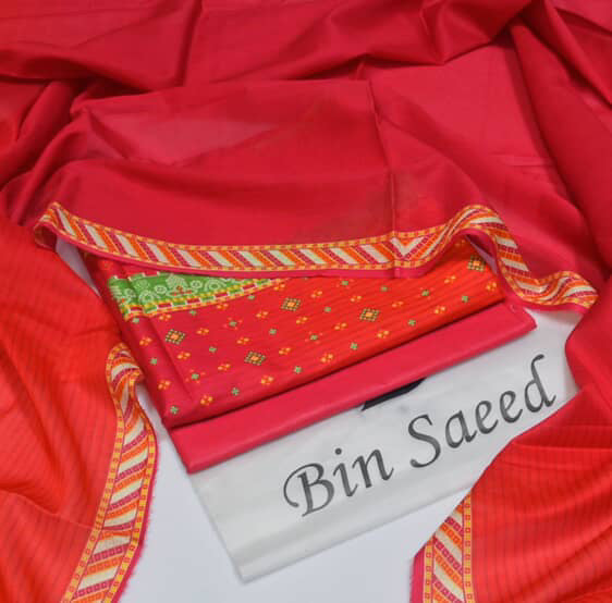 New Arrival 2025 | Bin Saeed Premium Lawn 3PC Suits
