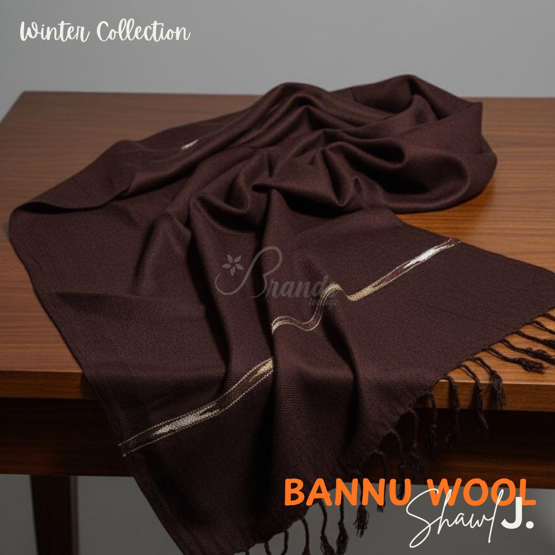 Original J. Men's Shawl 100% Pure Bannu wool (DARK MEHROON)