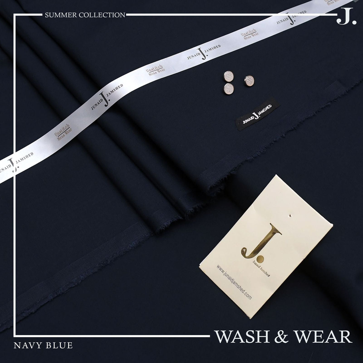 "Pure Comfort, Pure Style: The 2024 Men's Premium 100% Pure Wash & Wear Collection for All Seasons"-NAVY BLUE