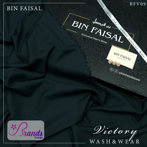 "Exclusive Sale: 100% Pure Super Luxury Victory Wash & Wear UNSTICHED by BIN FAISAL – Limited Time Offer!"